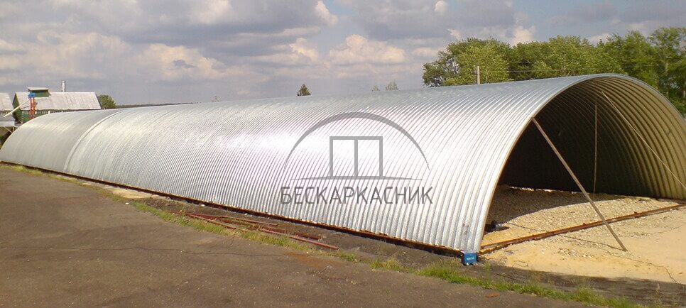 ангары для хранения сена  в Саратовской области